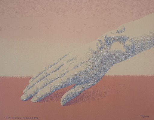 René Magritte, Les Bijoux Indiscrets (indiscrete Jewels), 1963, Original Lithograph-KHH-1300909