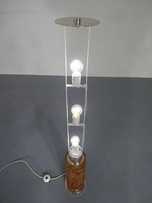 Resin Amber Floor Lamp from Kaiser Leuchten, 1970s-RDW-627598