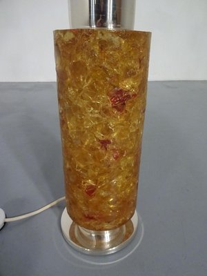 Resin Amber Floor Lamp from Kaiser Leuchten, 1970s-RDW-627598