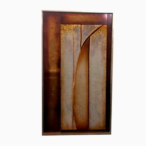 Resin Carved Panel, 1980s, Wood & Resin-IJR-1777071