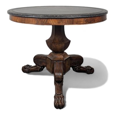 Restoration Pedestal Table with Jaret Legs-HLV-2024391