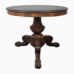 Restoration Pedestal Table with Jaret Legs-HLV-2024391