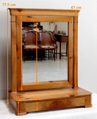 Restoration Period Cherrywood Psyche Cabinet, 1800s-RVK-904302