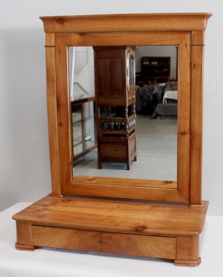 Restoration Period Cherrywood Psyche Cabinet, 1800s-RVK-904302