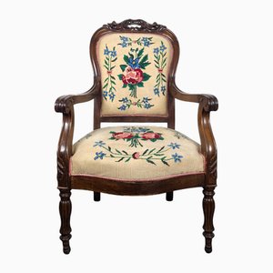 Restoration Style Convertible Armchair-HLV-2033141