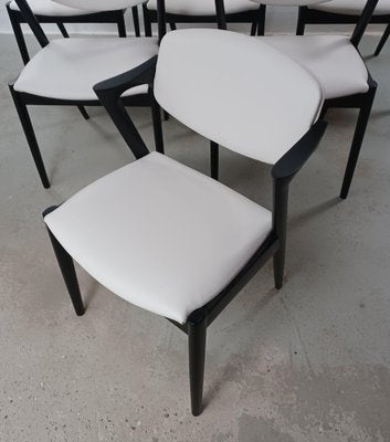 Restored Black Dining Chairs by Kai Kristiansen for Andersen Møbelfabrik, 1960s, Set of 6-VVO-1973878