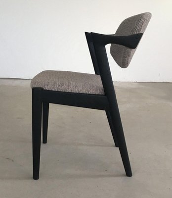 Restored Ebonized Dining Chairs by Kai Kristiansen for Andersen Møbelfabrik, 1960s, Set of 8-VVO-1974016