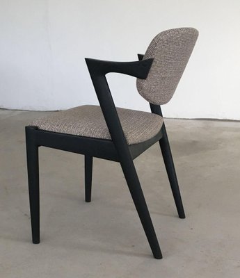 Restored Ebonized Dining Chairs by Kai Kristiansen for Andersen Møbelfabrik, 1960s, Set of 8-VVO-1974016