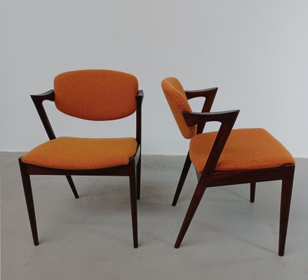 Restored Rosewood Dining Chairs by Kai Kristiansen for Andersen Møbelfabrik, 1960s, Set of 8-VVO-1973903