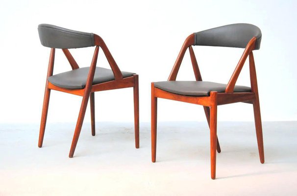 Restored Teak Dining Chairs by Kai Kristiansen for Andersen Møbelfabrik, 1960s, Set of 12-VVO-1973949