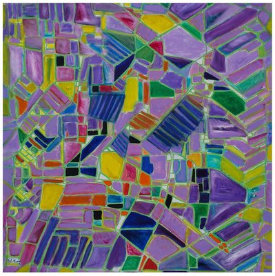 Reticulum - Oil on Canvas by Giorgio Lo Fermo - 1995 1995-ZCI-756868