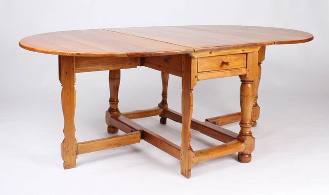 Retractable Dining Table, 1800s-ZLE-869161