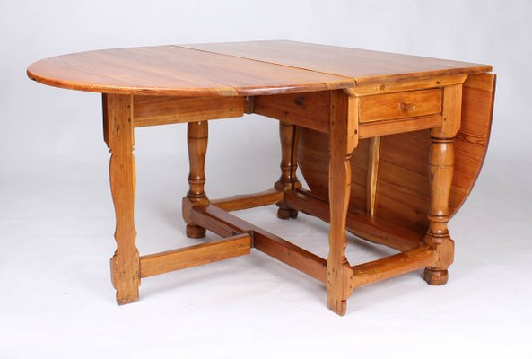 Retractable Dining Table, 1800s-ZLE-869161