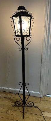 Reverberal Wrought Iron Floor Lamp, 1950s-AVC-1774744