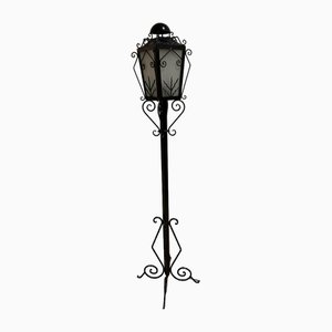 Reverberal Wrought Iron Floor Lamp, 1950s-AVC-1774744