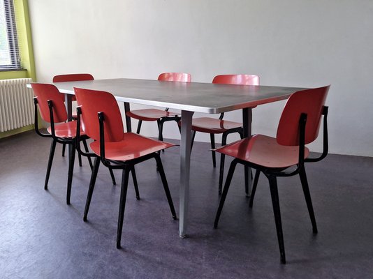 Revolt Chairs by Friso Kramer for Ahrend De Cirkel, the Netherlands, 1956, Set of 6-NV-1421356