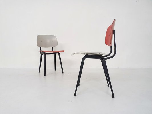 Revolt Dining Chairs by Friso Kramer for Ahrend De Cirkel, The Netherlands, 1950s, Set of 2-ZO-941484