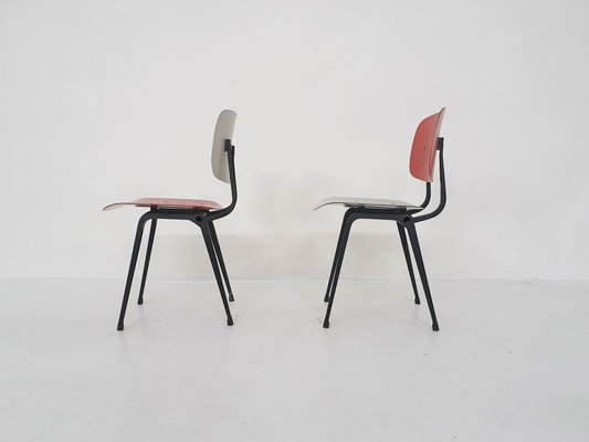 Revolt Dining Chairs by Friso Kramer for Ahrend De Cirkel, The Netherlands, 1950s, Set of 2-ZO-941484