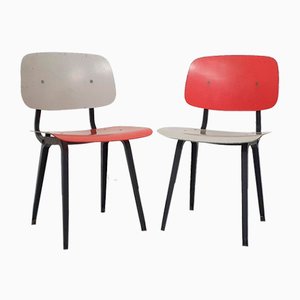 Revolt Dining Chairs by Friso Kramer for Ahrend De Cirkel, The Netherlands, 1950s, Set of 2-ZO-941484