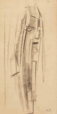 Reynold Arnould, Abstract Composition, Drawing, Mid-20th Century-ZCI-1775751