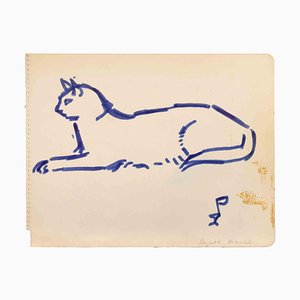 Reynold Arnould, Cat, Drawing, 1970-ZCI-1775762