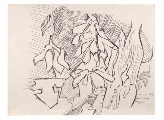 Reynold Arnould, Composition, Drawing, 1970-ZCI-2025329