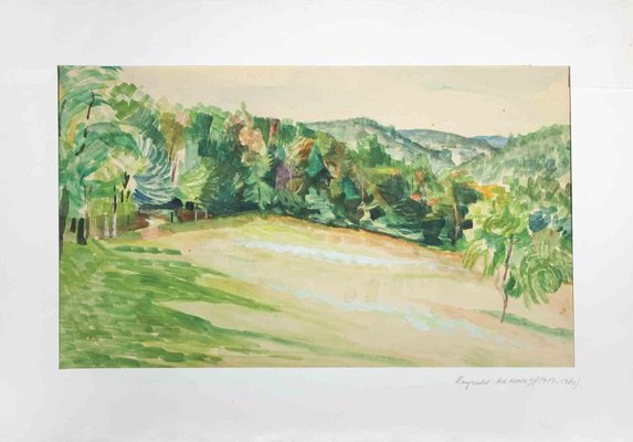 Reynold Arnould, Landscape, 1960s, Drawing-ZCI-1781831