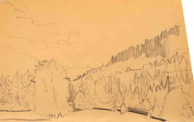 Reynold Arnould, Landscape, 1979, Drawing-ZCI-1781879