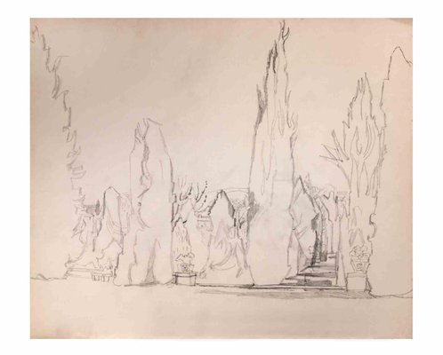 Reynold Arnould, Landscape, Drawing, Mid-20th Century-ZCI-2025324