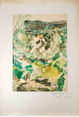 Reynold Arnould, Landscape, Drawing, Mid-20th Century-ZCI-1775752