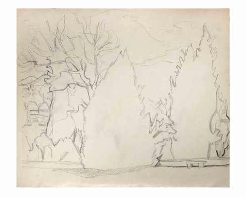 Reynold Arnould, Landscape, Drawing, Mid-20th Century-ZCI-2025322