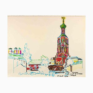 Reynold Arnould, Moscow, Marker Drawing, 1970-ZCI-1788866