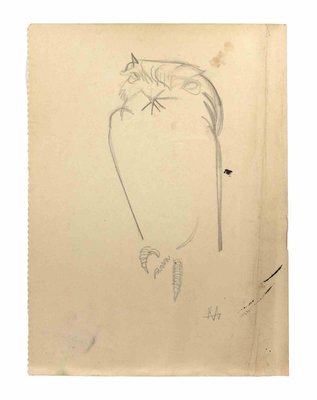 Reynold Arnould, Owl, Drawing, Mid-20th Century-ZCI-2025346