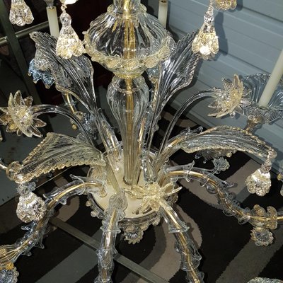 Rezzonico Chandelier with Eight Arms in Murano-SNC-1332477