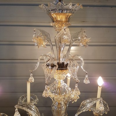 Rezzonico Chandelier with Eight Arms in Murano-SNC-1332477