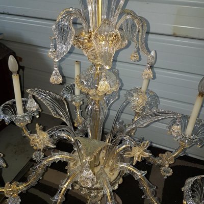 Rezzonico Chandelier with Eight Arms in Murano-SNC-1332477