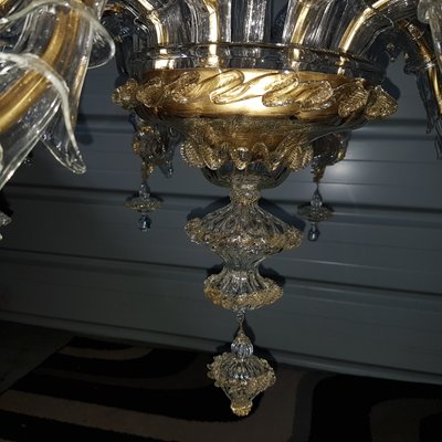 Rezzonico Chandelier with Eight Arms in Murano-SNC-1332477