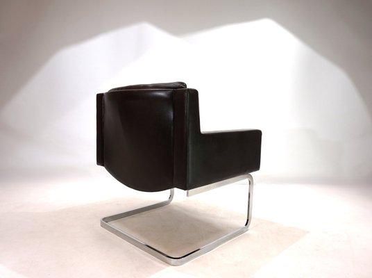 Rh201 Leather Armchair by Robert Haussmann for de Sede, 1960s-HUW-2028861