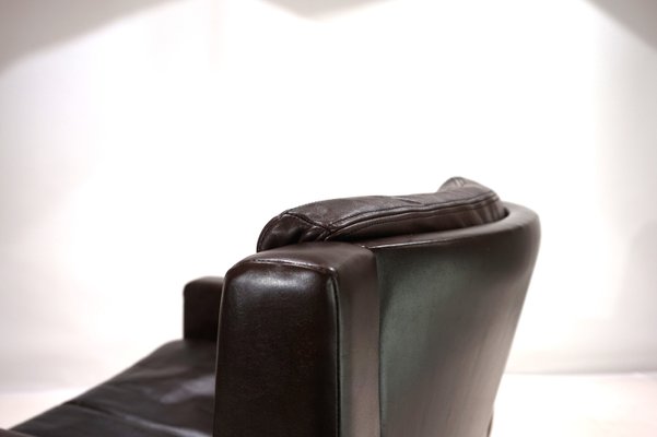 Rh201 Leather Armchair by Robert Haussmann for de Sede, 1960s-HUW-2028861