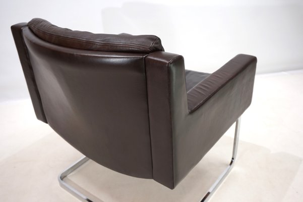 Rh201 Leather Armchair by Robert Haussmann for de Sede, 1960s-HUW-2028861