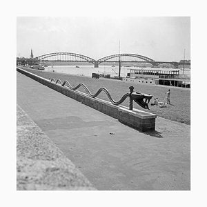 Rhine Snake Sculpture at Shore of Rhine Dusseldorf, Germany, 1937-DYV-995278