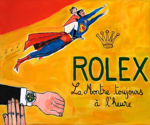 Richard Boigeol, Rolex, 2015, Pop Art Mixed-Media-CHG-917700