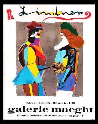 Richard Lindner, Exhibition Poster, 1978, Lithograph-NRC-1727777