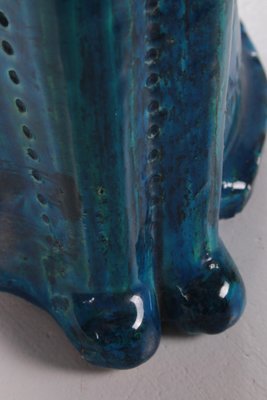 Rimini Blu Cat in Ceramic by Aldo Londi for Bitossi, 1960-EZZ-1131521