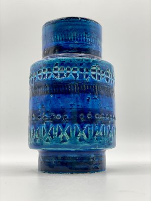 Rimini Blue Vase by Aldo Londi for Bitossi, Italy, 1970s-PYA-1716268