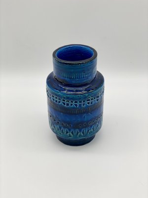 Rimini Blue Vase by Aldo Londi for Bitossi, Italy, 1970s-PYA-1716268