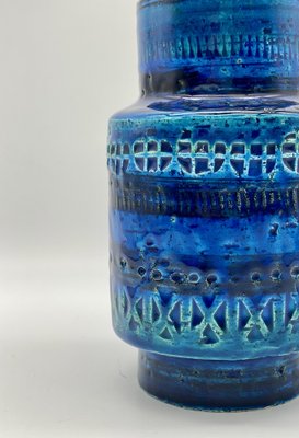 Rimini Blue Vase by Aldo Londi for Bitossi, Italy, 1970s-PYA-1716268