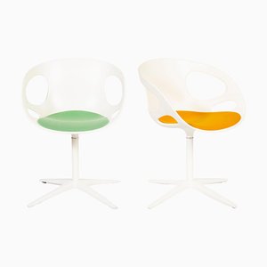 Rin Dining Swivel Chairs attributed to Hiromichi Konno for Fritz Hansen, 2009, Set of 2-ABO-1440465