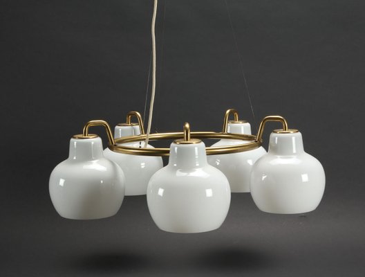 Ring Chandeliers by Wilhelm Lauritzen from Louis Poulsen, 1950s, Set of 2-VVO-572397