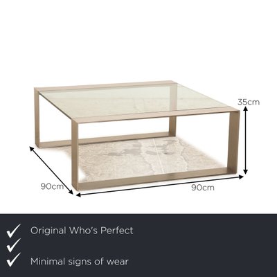 Ring Glass Coffee Table Silver from Who's Perfect-RQW-1748438